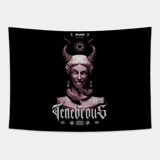 Tenebrous Aesthetic Statue Tapestry