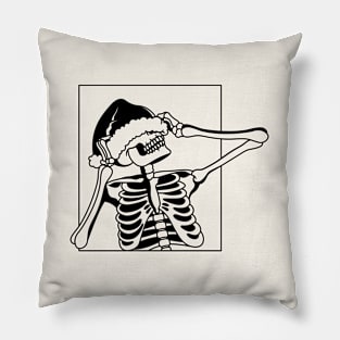 Christmas Skeleton Pillow