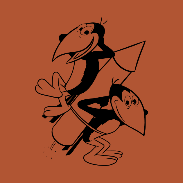 Heckle and Jeckle by kareemik