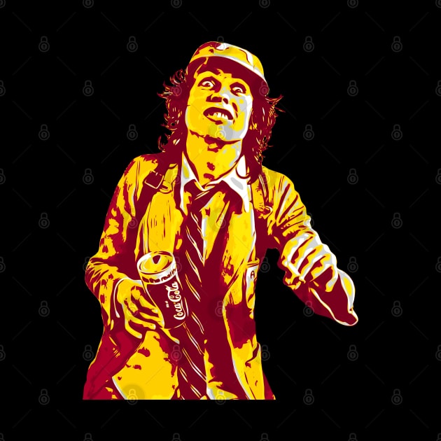 ANGUS YOUNG ACDC GUITARIST by FADLANSTORE