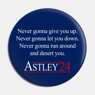 Rick Astley '24 Pin