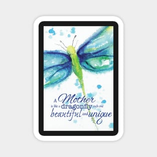 Mother's Day Dragonfly with saying Magnet