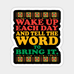 Happy Juneteenth History 2023 Black History Month 24/7/365 Magnet