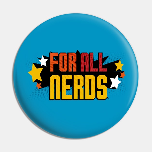 For All Nerds Logo Pin by ForAllNerds