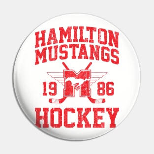 Hamilton Mustangs Hockey (Variant) Pin