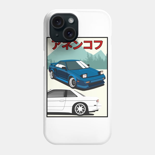 MR2 vs Silvia Phone Case by Rebellion Store