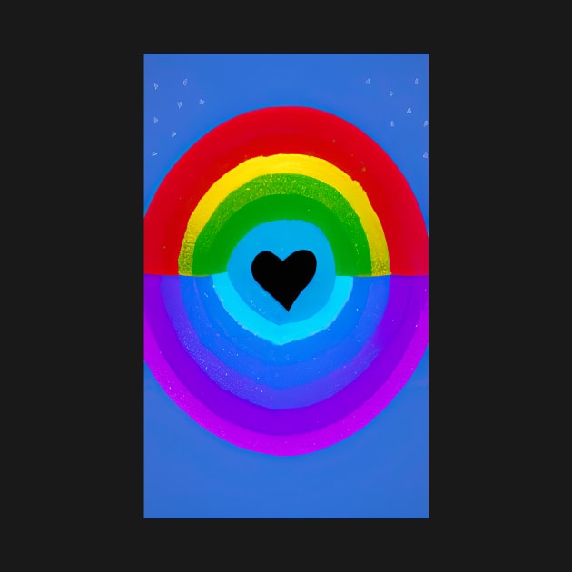 Rainbow Hearts 2 by secretgardener