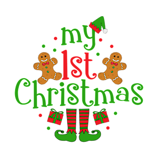 My First Christmas Baby Elf T-Shirt