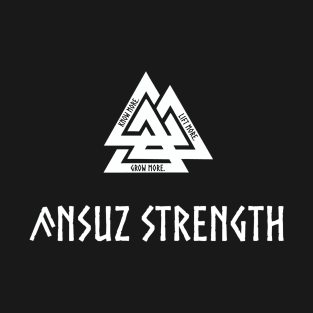 Ansuz Valknut White T-Shirt
