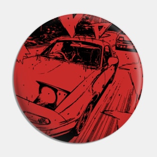 Miata Manga Pin