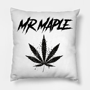 Mr. Maple (BlackLogo) Pillow