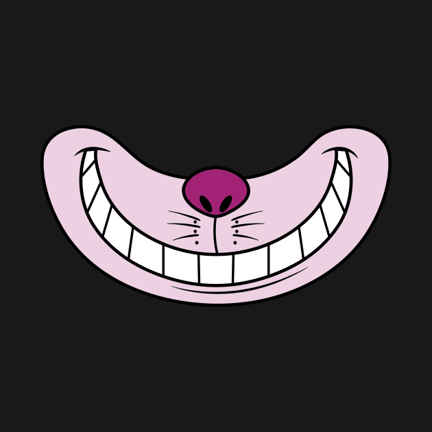 Cheshire cat face mask by walterorlandi