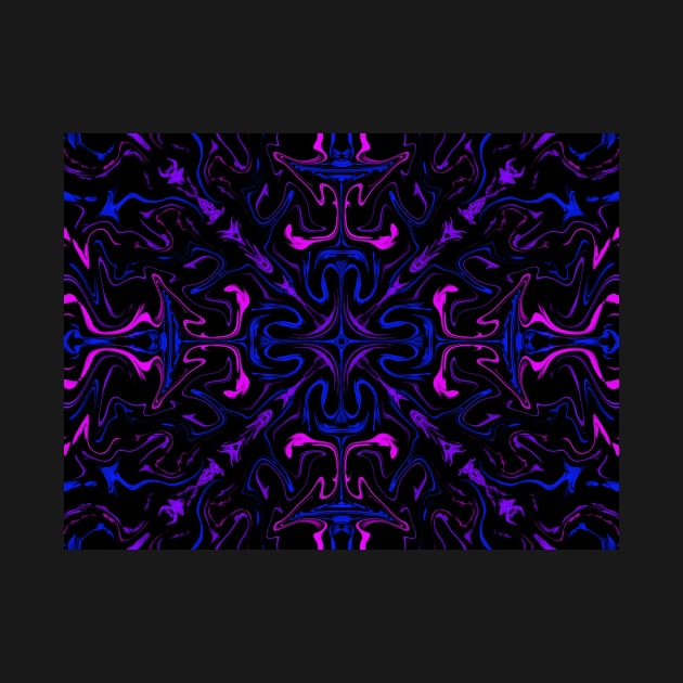 Bisexual trippy flag by Bear-n-Bee-shop