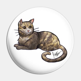 Cat - American Shorthair - Tortoise Shell Pin
