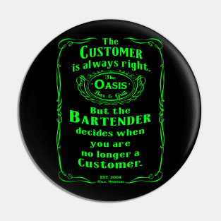 Oasis Bar & Grill Pin