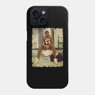 Magic Johnson in Locker Room Lakers Phone Case