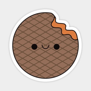 Cute Dutch Stroopwafel - Kawaii Stroopwafel Magnet