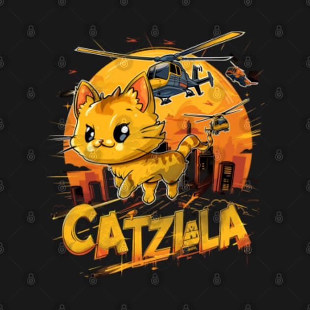 Catzilla Cat the Gifted by Deion Christiansen