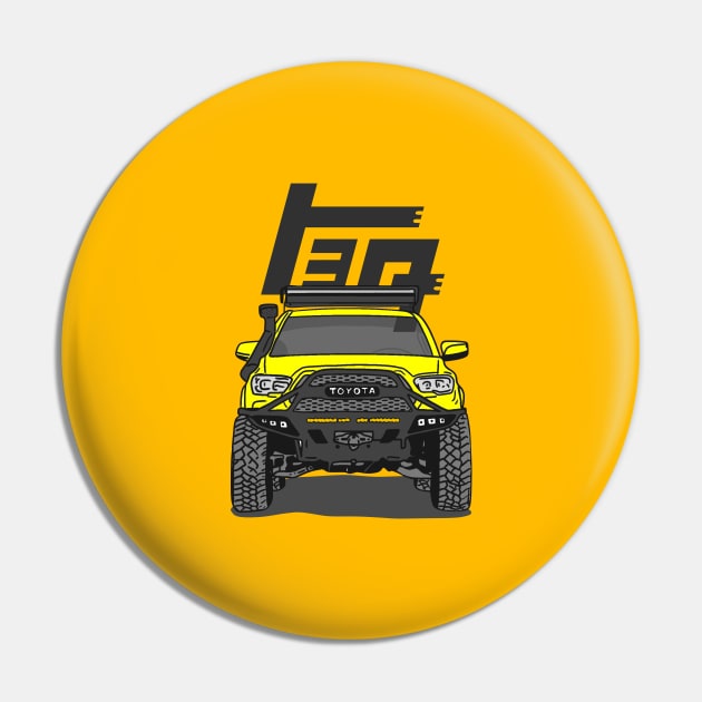 4Runner TRD Offroad adventures - Yellow Essential Pin by 4x4 Sketch