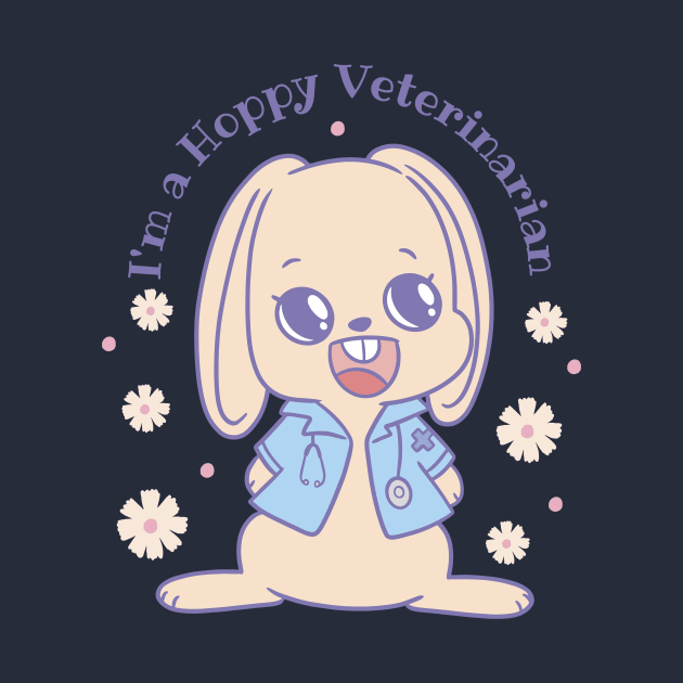 Hoppy Veterinarian   P R t shirt by LindenDesigns