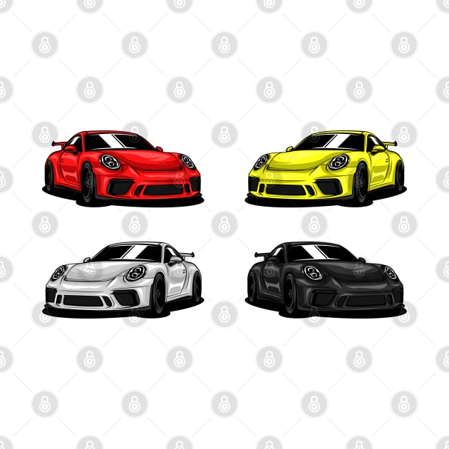 X4 Porsche 911 Car by Car_Designer