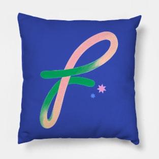 F (Letter Initials) Pillow