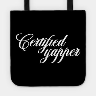 Certified yapper Shirt, Y2K Iconic Funny It Girl Meme Tote