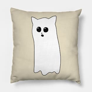 Ghost Cat Pillow