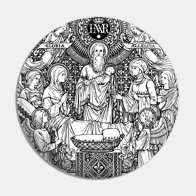 Nativity of the Blessed Virgin Mary Mother Of God Pin TeePublic