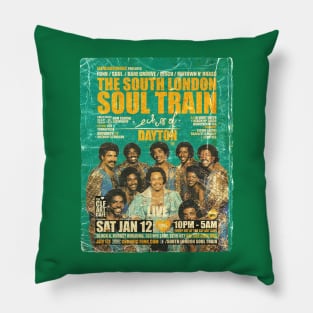 POSTER TOUR - SOUL TRAIN THE SOUTH LONDON 77 Pillow