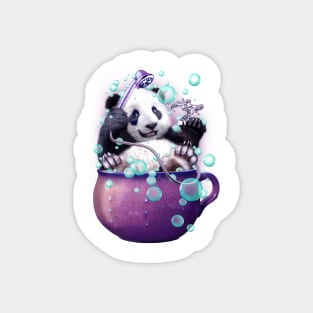 PANDA BATH Magnet