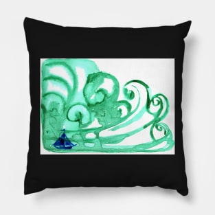 Smooth Sea Never Made a Skillful Sailor Pillow