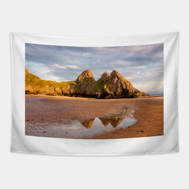 Three Cliffs Bay, Gower Tapestry by dasantillo