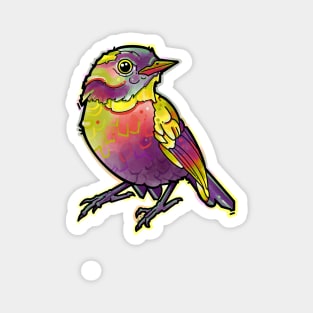 cute rainbow bird Magnet