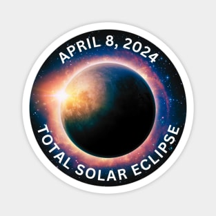 Solar Eclipse April 8 2024 Totality Sun and Moon Eclipse 4.8.2024 Magnet