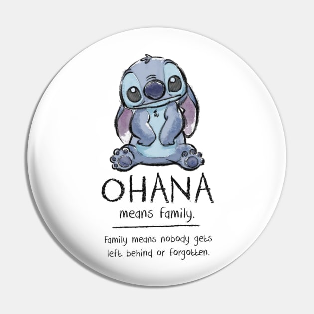 Ohana Means Family Pin by DizDreams with Travel Agent Robyn