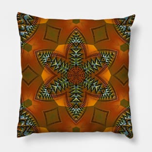 Serpent Mound Cymatics 3 Pillow