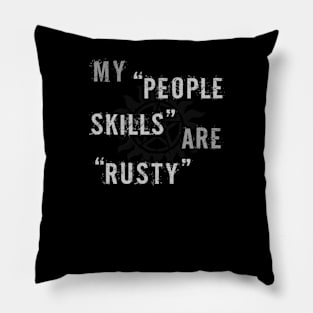 Supernatural Castiel People Skills Pillow