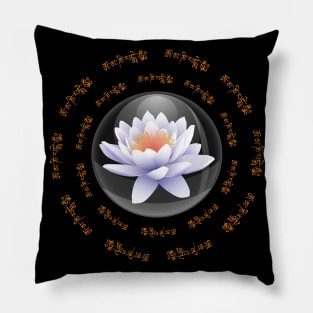 lotus & mantra Pillow