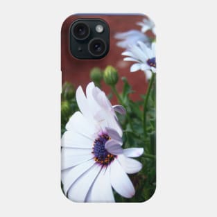 Lispe Blue Centered Daisy Phone Case