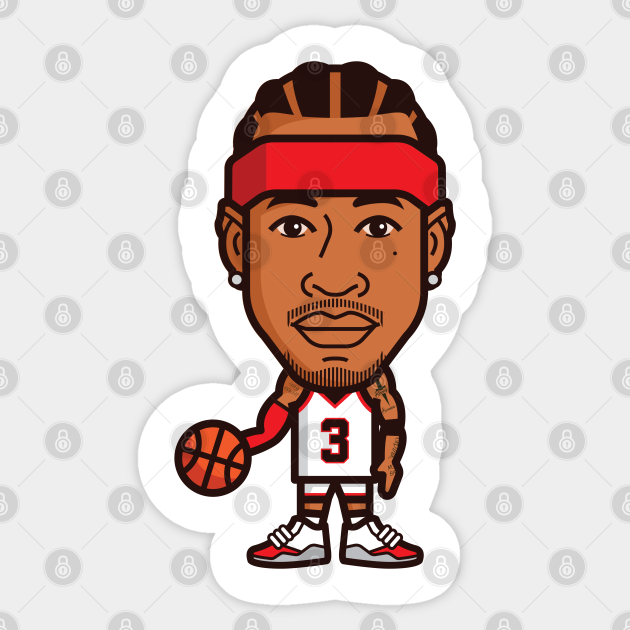 The Answer - Allen Iverson - Sticker | TeePublic The Answer - Allen Iverson - Sticker | TeePublic