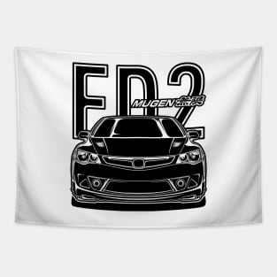 FD2 Mugen (Black Print) Tapestry