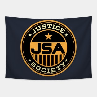 JSA Logo - Black Adam Tapestry