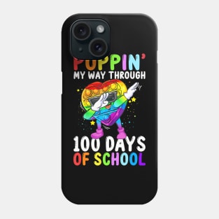 My Way Through 100 Days Of School Fidget Pop It Toy Phone Case