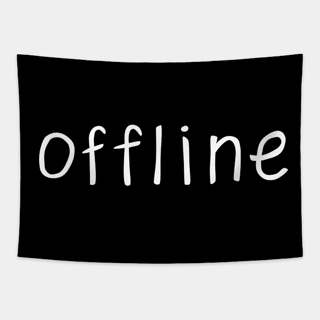 Offline Tapestry by AnastasiaArt