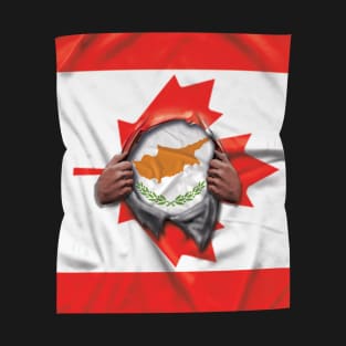 Cyprus Flag Canadian Flag Ripped - Gift for Cypriot From Cyprus T-Shirt