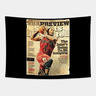 COVER SPORT - SPORT ILLUSTRATED - THE JOINTS GOING TO BE JUMPING DERRICK ROSE Tapestry