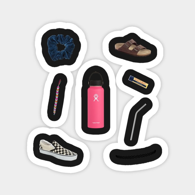 VSCO Girl Starter pack Magnet by tziggles