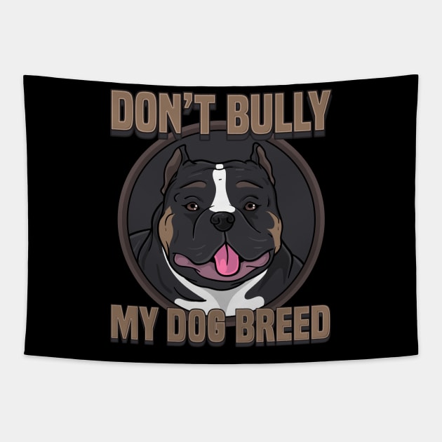 Pride Pitbull Bulldog Lover Pit Bull Awareness Dog Owner Gift Idea Tapestry by Dolde08