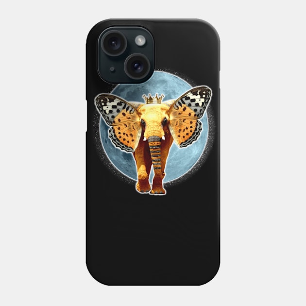 BUTTERFLY ELEPHANT FUN!😊🐘 Phone Case by SquishyTees Galore!